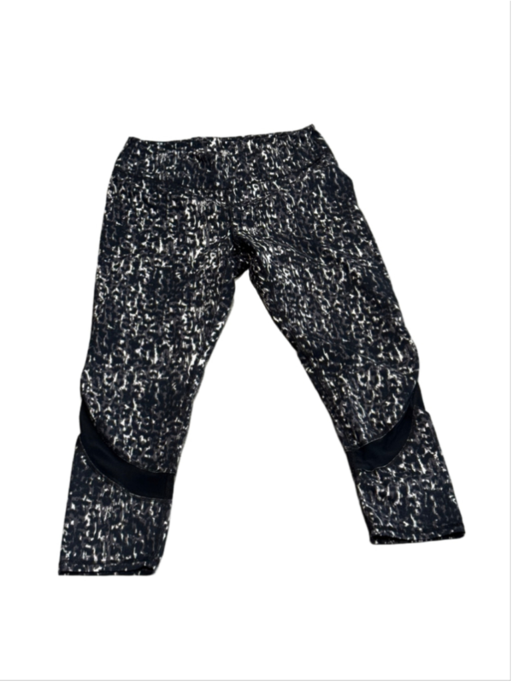 Gaiam Cropped Leggings with Mesh Cutouts